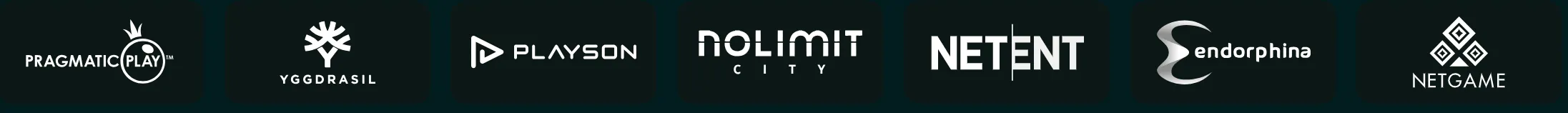 Spinaconda Casino softwareproviders zoals Pragmatic Play, NetEnt en Nolimit City